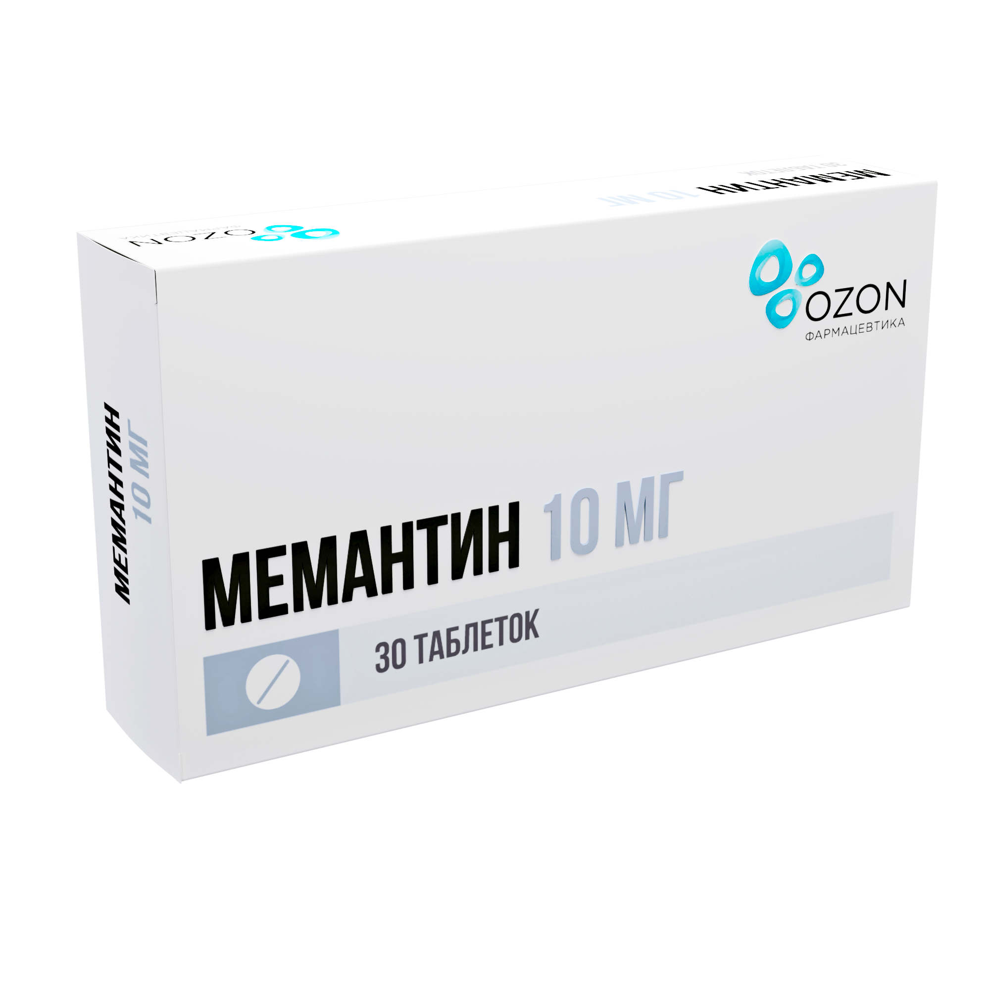 Мемантин 0,01 №30 табл.п/п.о Озон