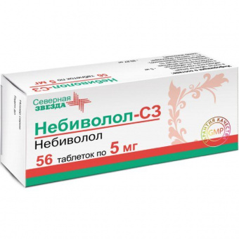 Небиволол-СЗ 5мг №56 табл. Северная звезда