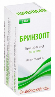 Бринзопт 10мг/мл 5мл гл.капли Ромфарм